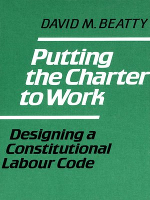 cover image of Putting the Charter to Work
